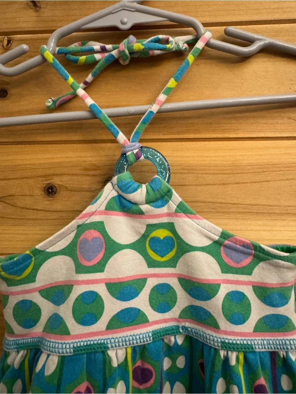 Y2K The Children’s Place Small 5/6 Colorful Retro Halter Top Colorful Bright
